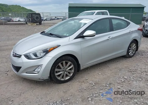 2016 Hyundai Elantra Se z USA, uszkodzony, nr VIN 5NPDH4AEXGH757660